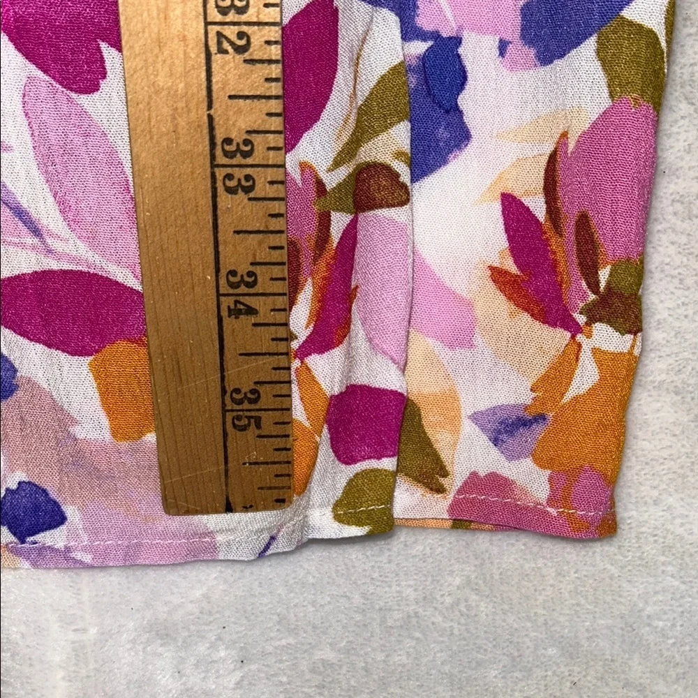 Andree by Unit Floral Flutter Sleeve Mini Dress Size L NWT Spring Boutique